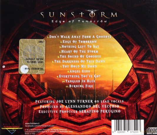 Sunstorm: Edge Of Tomorrow [CD]