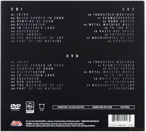 Die Krupps: Live Im Schatten Der Ringe [DVD]+[2CD]