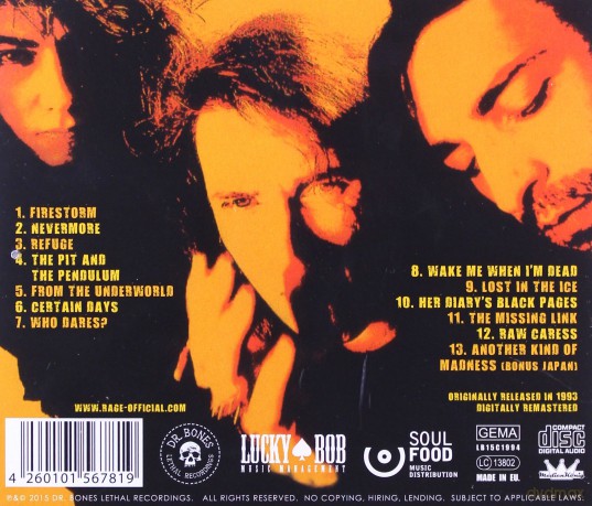 Rage: The Missing Link [CD]