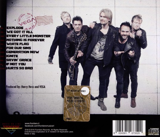 Vega: Who We Are [CD]