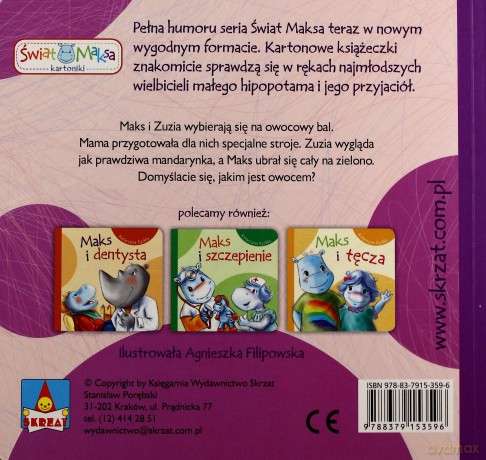 Maks i owocowy bal - Katarzyna Zychla [KSIĄŻKA]
