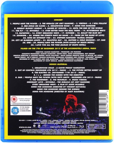 U2: Innocence + Experience Live In Paris [Blu-Ray]
