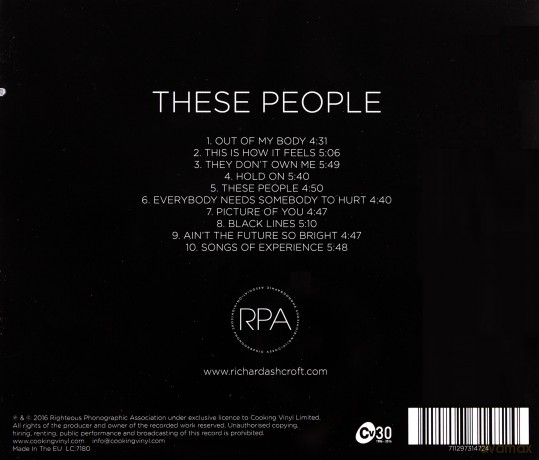 Richard Ashcroft: These People [CD]