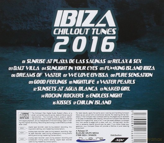 Ibiza Chillout Tunes 2016 [CD]