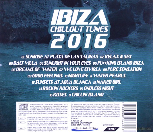 Ibiza Chillout Tunes 2016 [CD]