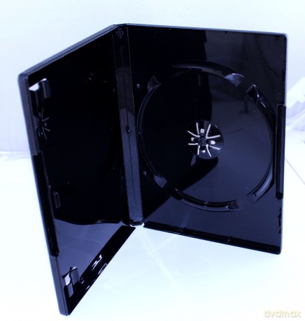 Pudełko czarne keepcase na płytę DVD 