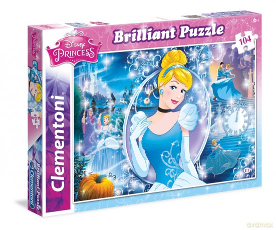 CLEMENTONI 104 el. Brilliant Cinderella [PUZZLE]