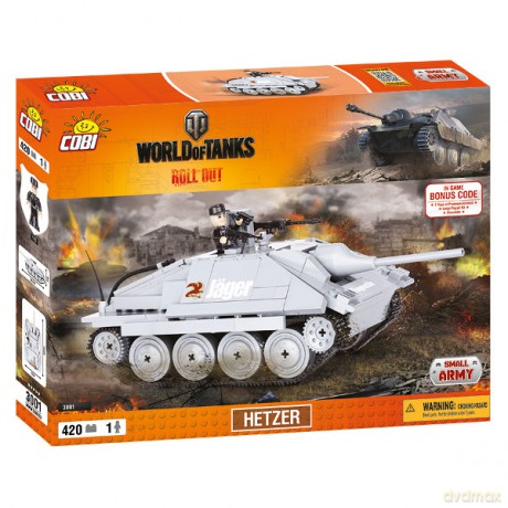 COBI Armia WOT Hetzer 420 kl. [KLOCKI]