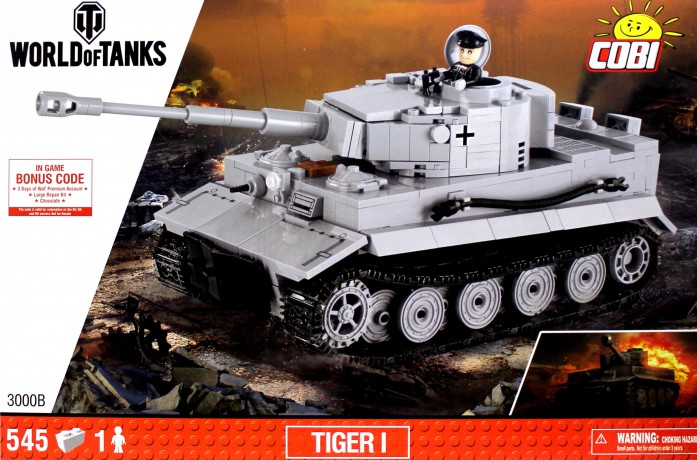 COBI Armia WOT Tiger I 555 kl. [KLOCKI]