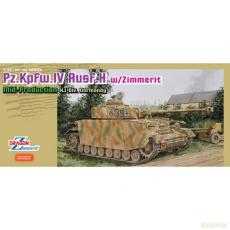DRAGON PZ.IV Ausf.H Mid wzimmerit