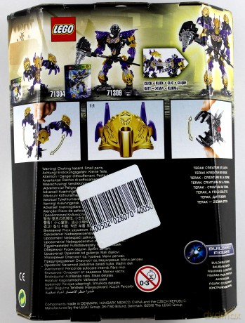 LEGO Bionicle Terak ziemna istota (71304) [KLOCKI]