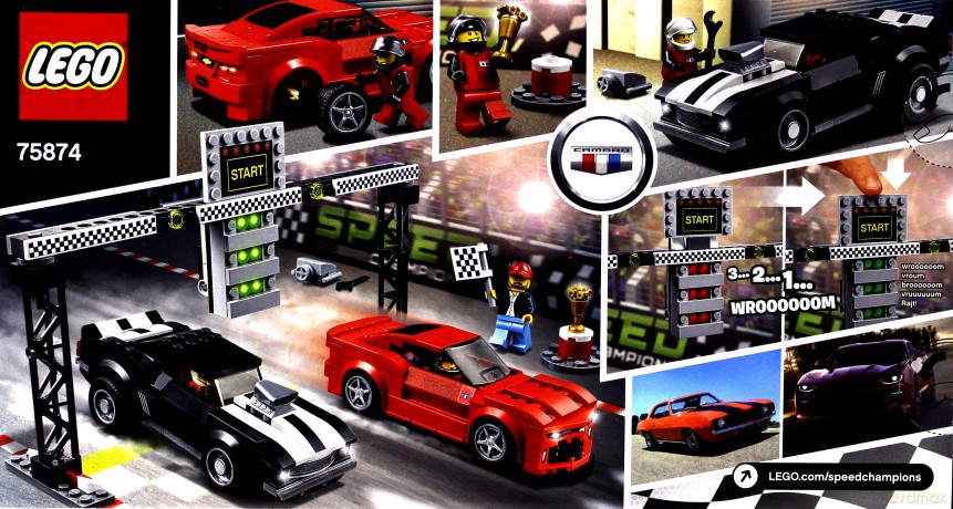 LEGO Speed Chevrolet Camaro Drag Race (75874) [KLOCKI]
