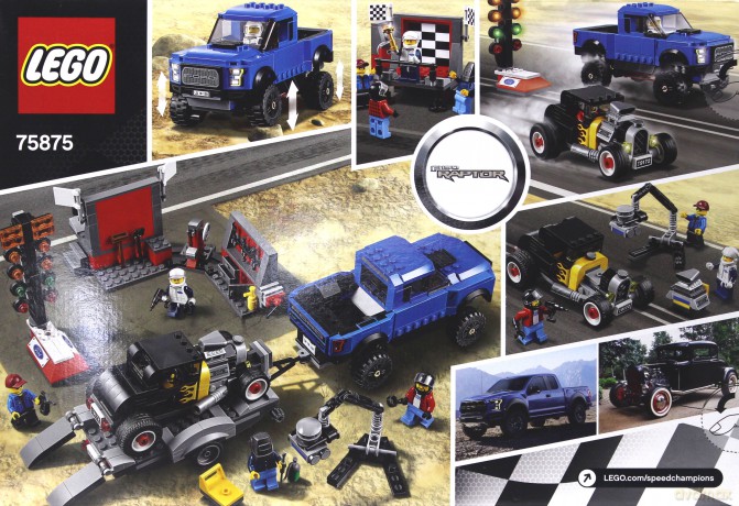 LEGO Speed Ford F150 Raptor&Ford Mod. A (75875) [KLOCKI]