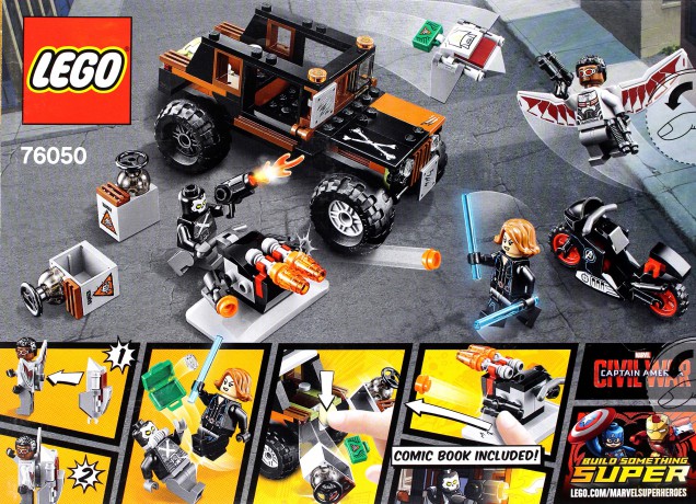 LEGO Super Heroes Confidential Captain (76050) [KLOCKI]