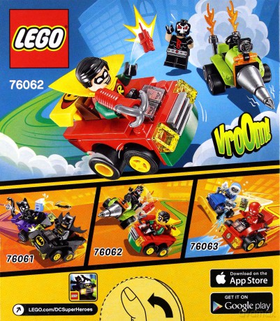 LEGO Super Heroes Robin kontra Bane (76062) [KLOCKI]