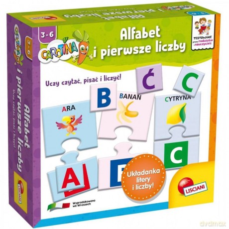 LISCIANIGIOCHI Karotka Alfabet i liczby [GRA]