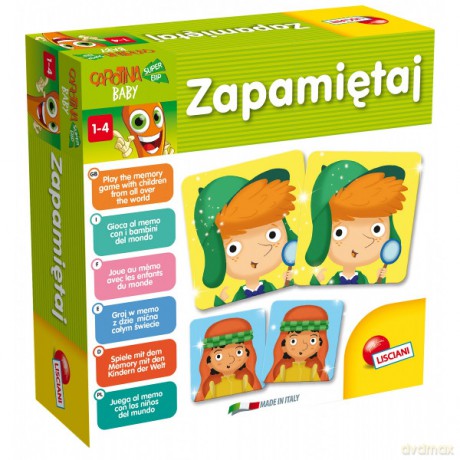LISCIANIGIOCHI Karotka Baby zapamiętaj [GRA]