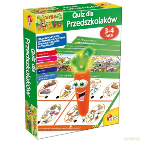 LISCIANIGIOCHI Karotka Quiz dla przedszkolaka [GRA]