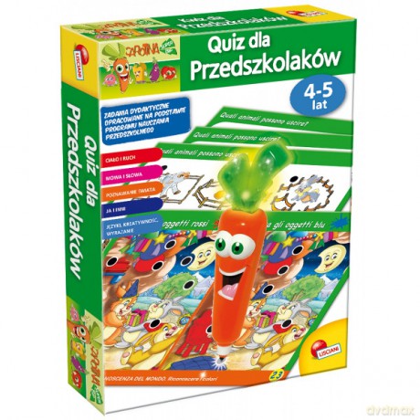 LISCIANIGIOCHI Karotka Quiz dla przedszkolaka [GRA]
