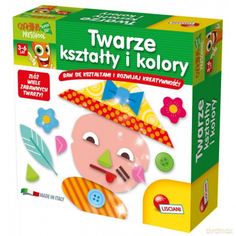 LISCIANIGIOCHI Karotka Twarze kształty i [GRA]