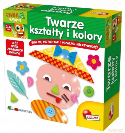 LISCIANIGIOCHI Karotka Twarze kształty i [GRA]