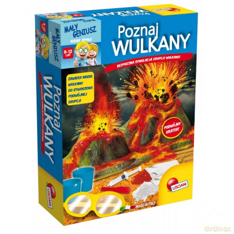 LISCIANIGIOCHI Mały Geniusz Poznaj wulkan