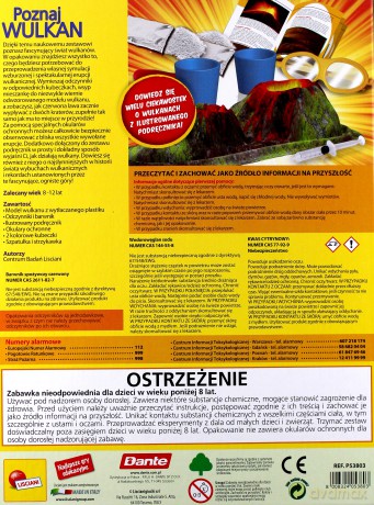 LISCIANIGIOCHI Mały Geniusz Poznaj wulkan