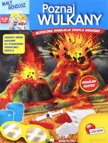 LISCIANIGIOCHI Mały Geniusz Poznaj wulkan