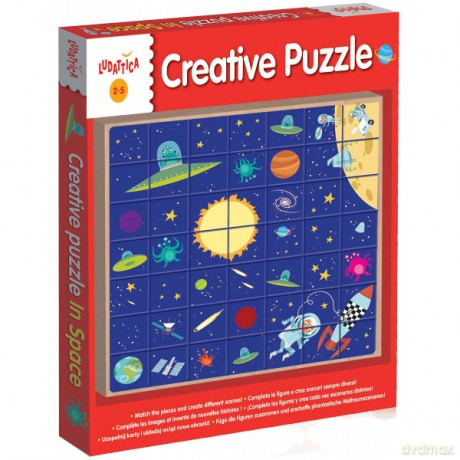 LUDATTICA Kreatywne puzzle W kosmosie [PUZZLE]