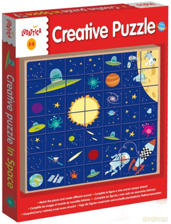 LUDATTICA Kreatywne puzzle W kosmosie [PUZZLE]