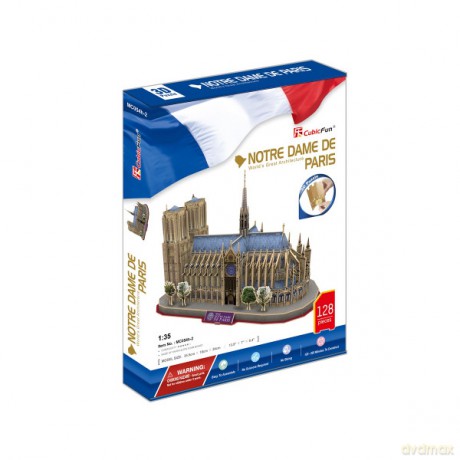 PUZZLE 3D Katedra Notre Dame 30 el. [PUZZLE]