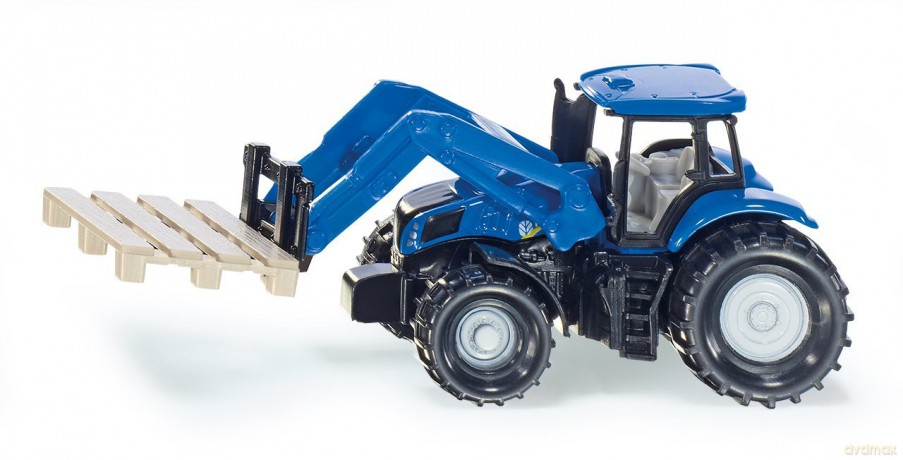 SIKU Traktor z widłami do palet
