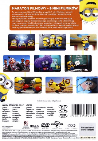 Mini Minionki: Kolekcja Zwariowanych 9 Mini Filmików [DVD]