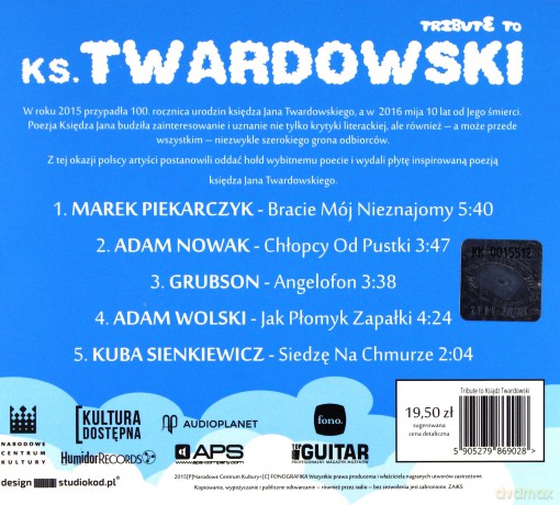 Tribute To Ks. Twardowski [CD]