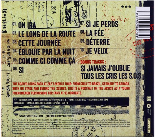 Zaz: Sur La Route - Tour Edition [DVD]+[CD]
