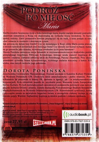 Podróż po miłość. Maria - Dorota Ponińska [AUDIOBOOK] [CD-MP3]