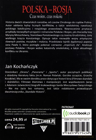 Polska - Rosja. Czas wojny, czas pokoju - Jan Kochańczyk [AUDIOBOOK] [CD-MP3]