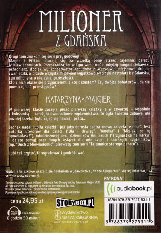 Tajemnice starego pałacu. Milioner z Gdańska - Katarzyna Majgier [AUDIOBOOK] [CD-MP3]
