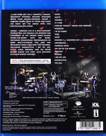 Imagine Dragons: Smoke + Mirrors Live [Blu-Ray]