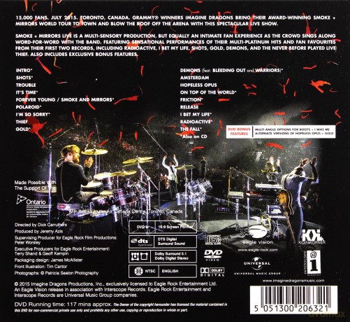 Imagine Dragons: Smoke + Mirrors Live (Limited) [CD]+[DVD]