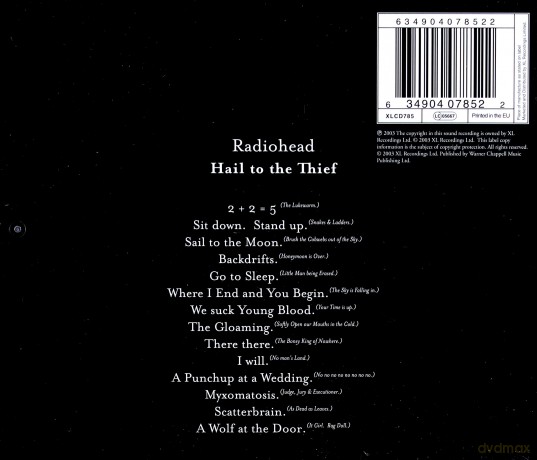 Radiohead: Hail To The Thief [CD]