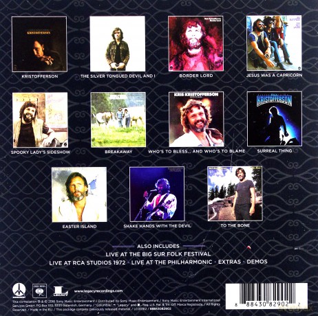 Kris Kristofferson: The Complete Monument & Columbia Album Collection [16CD]
