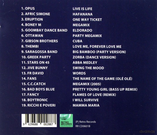 Retro Disco DJ Party Hits Collection [CD]