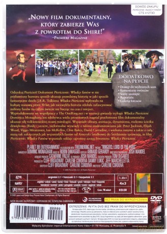 Pierścienie: Władcy fanów [DVD]