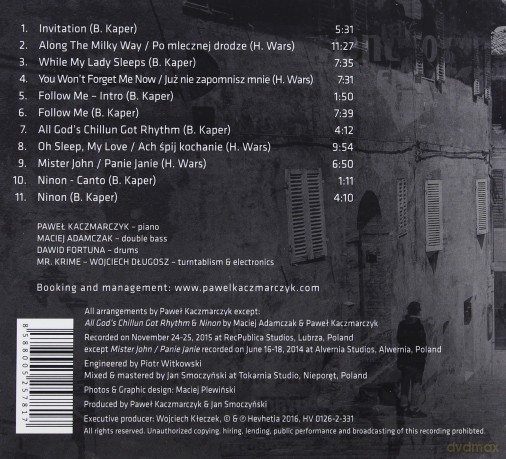 Paweł Kaczmarczyk Audiofeeling Trio: Vars & Kaper - Deconstruction [CD]