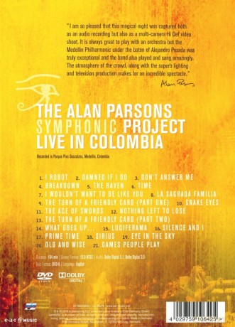 Alan Parsons Project: Live In Colombia [DVD]
