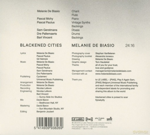 Melanie De Biasio: Blackened Cities [CD]