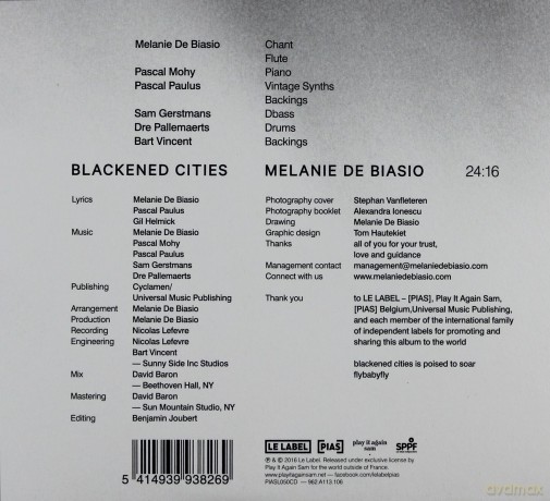 Melanie De Biasio: Blackened Cities [CD]