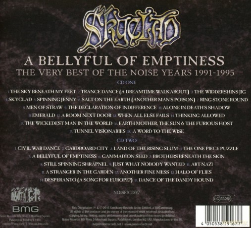 Skyclad: A Bellyful Of Emptiness The Very Best Of The Noise Years 1984-1987 (digipack) [2CD]