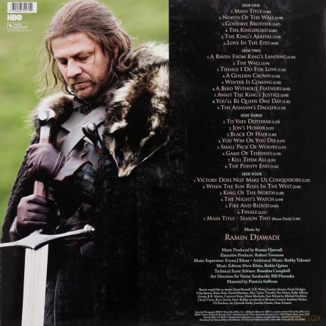 Game Of Thrones soundtrack (Gra o Tron) (Ramin Djawadi) [2xWinyl]